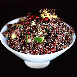 Holiday Black Quinoa Salad