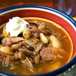 Cajun 15 Bean Soup w/ Smoked Turkey