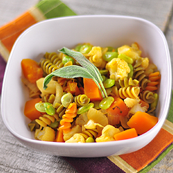 Braised Winter Vegetable Pasta