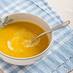 Pumpkin and Lentil Soup