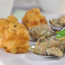 Fried Cauliflower & Mushrooms