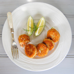 Delicate Double-Salmon Fish Cakes