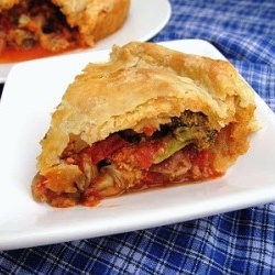 Orange Pork and Tomato Pie