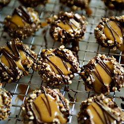 Chocolate Caramel Thumbprints