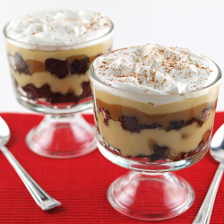 Gingerbread, Pumpkin, Toffee Trifle