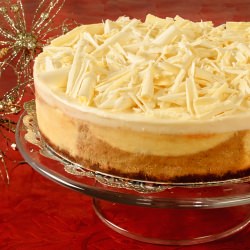 Pumpkin White Chocolate Cheesecake