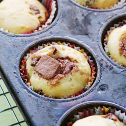 Toblerone & Chocolate Chips Muffins