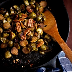 Balsamic Glazed Brussels Sprouts