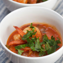 Spicy Shrimp and Bell Pepper Stew