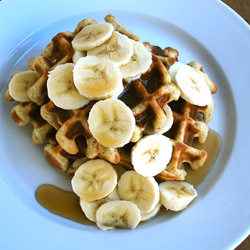 Banana Quinoa Waffles