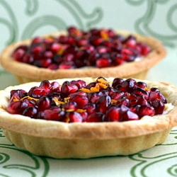 Orange Pomegranate Tart