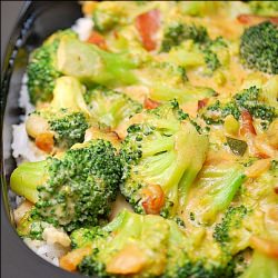 Cheesy Broccoli and Rice Casserole