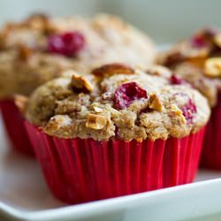 Cranberry Almond Swirl Muffin