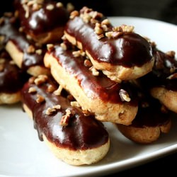 Cinnamon Eclairs with Pumpkin Cream