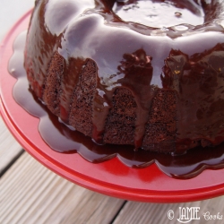 Double Chocolate Cake w Hot Fudge