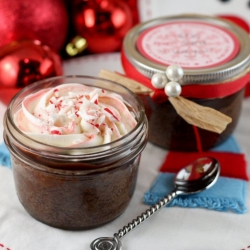 Peppermint Fudge Cupcake Jars