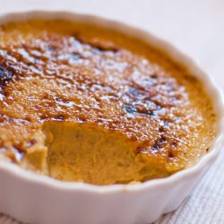 Spiced Pumpkin Creme Brulee