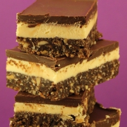 Hazelnut Nanaimo Bars