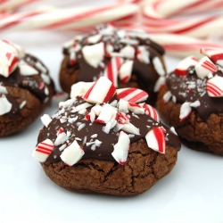 Chocolate Peppermint Crunch Cookies