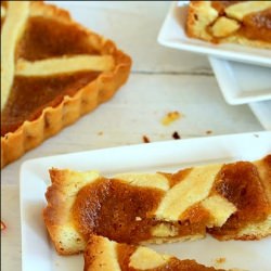 Apple Cider Curd Crostata