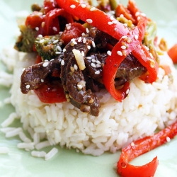 Ginger Beef Stir Fry