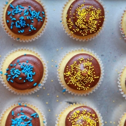 Vanilla and Chocolate Cupcakes