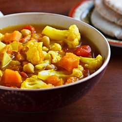 Curried Cauliflower-Sweet Potato Soup