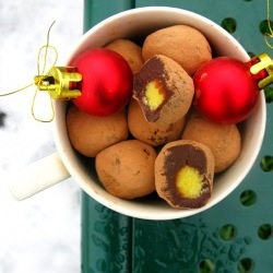 Truffles with Marzipan Filling