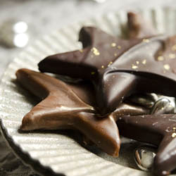 Christmas Star Chocolate Shortbread