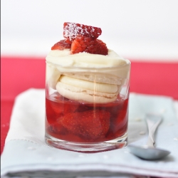 Strawberry & Macaron Trifle