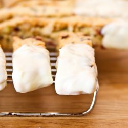 Red, White & Green Biscotti