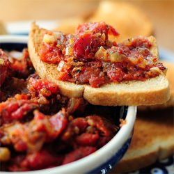 Roasted Tomato Bruschetta