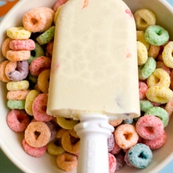 Cereal and Milk Popsicles