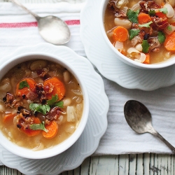 Homemade Bean & Bacon Soup