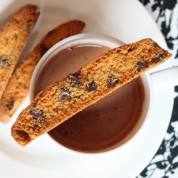 Banana Chocolate Chip Biscotti