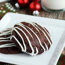 Rolo Stuffed Chocolate Cookies