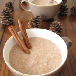 Eggnog Brown Rice Pudding