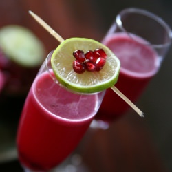 Pomegranate Grapefruit Campari Cocktail