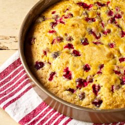 Cornmeal Cranberry Cake