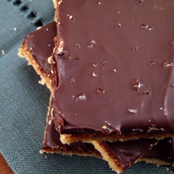 Salted Chocolate Shortbread Bars