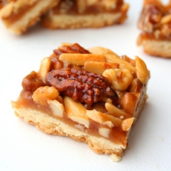 Caramel Nut Bars