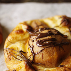 Pear and Chocolate Danish Pastries