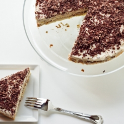 White Russian Tiramisu Cake