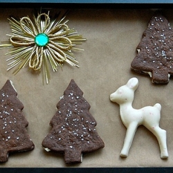 Salt & Pepper Cookies & Mint Deer