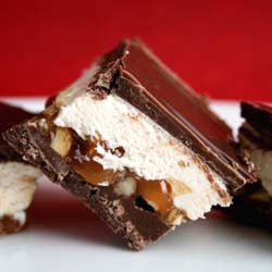 Nutella and Sea Salt Caramel Fudge