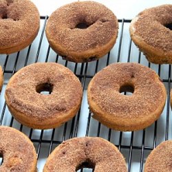 Blueberry Whole Wheat Baked Donuts