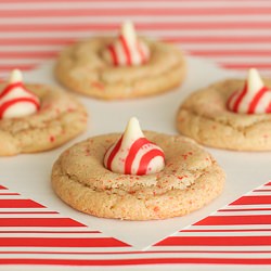 Peppermint Kiss Cookies