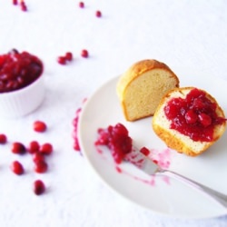 Petite Brioche w/ Cranberry Jam