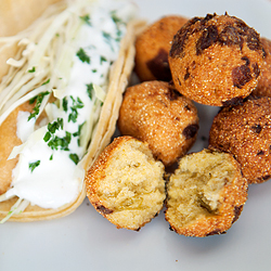 Green Chile Hush Puppies