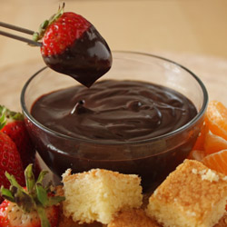 Chocolate Orange Fondue